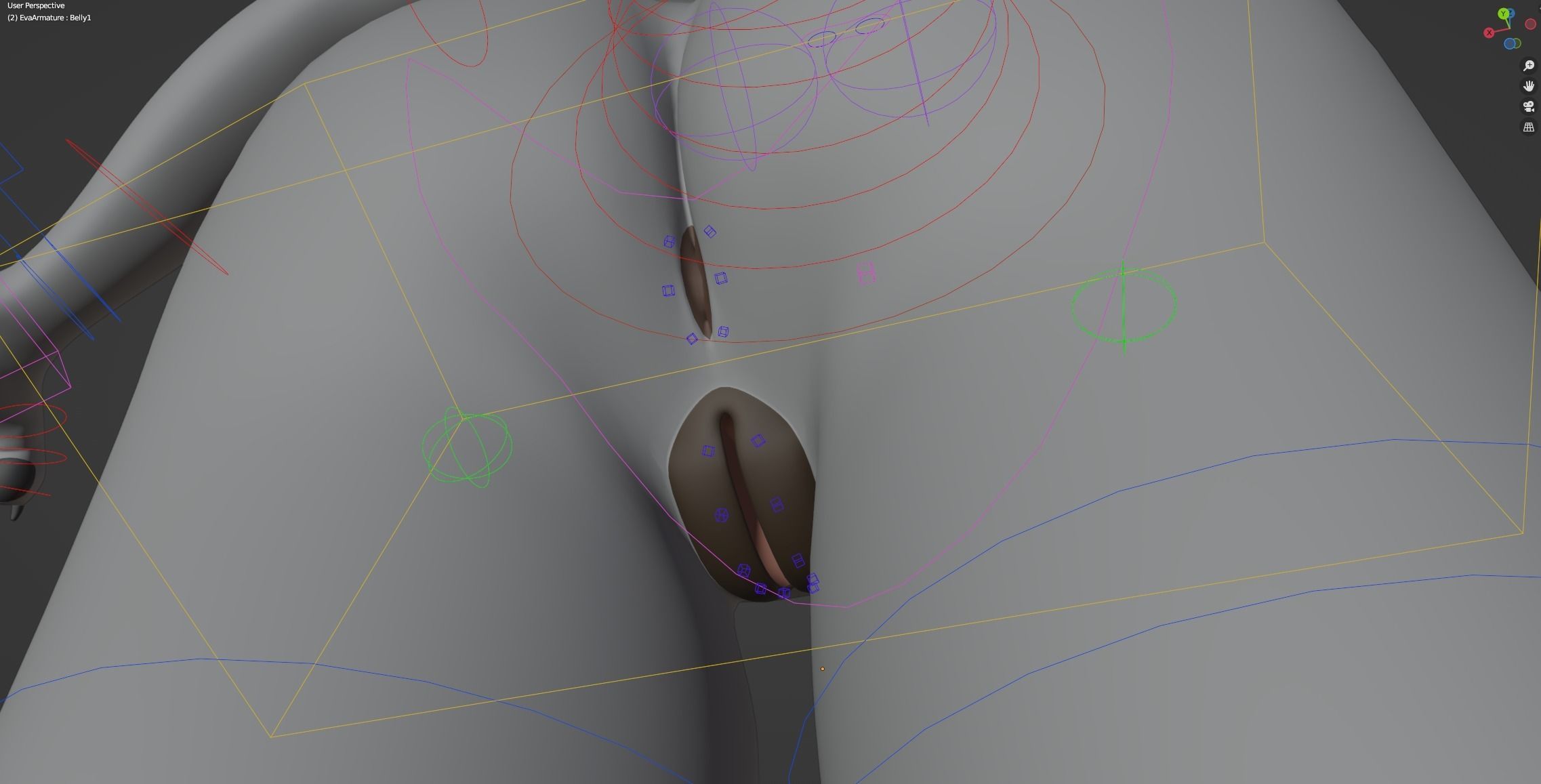 Eva Anthro wolf 3D model_42