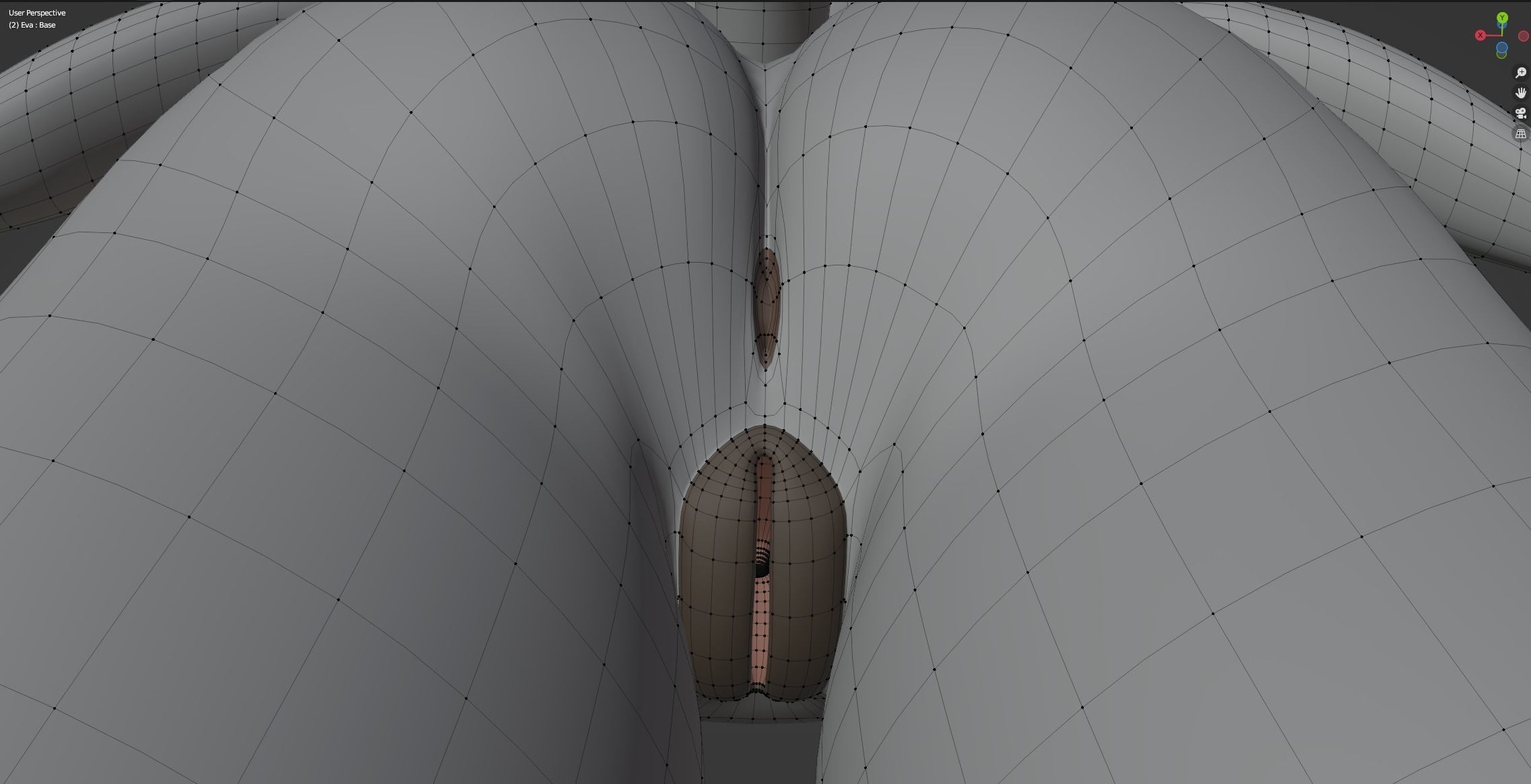 Eva Anthro wolf 3D model_60