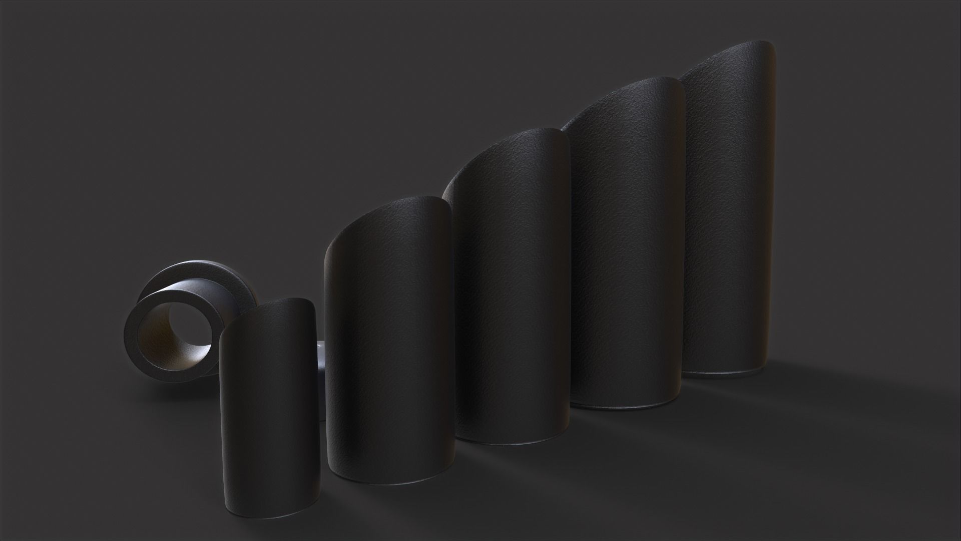 PVC Pipes Pack 3D model_3