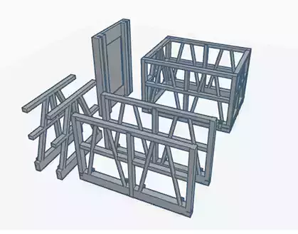 HOn30 QLD 6t Sugar Cane Bins 3D print model