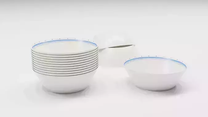 Ceramic soup bowl