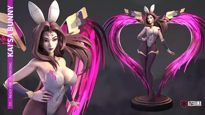 KaiSa Bunny STL Ready for 3D Printing 3D print model