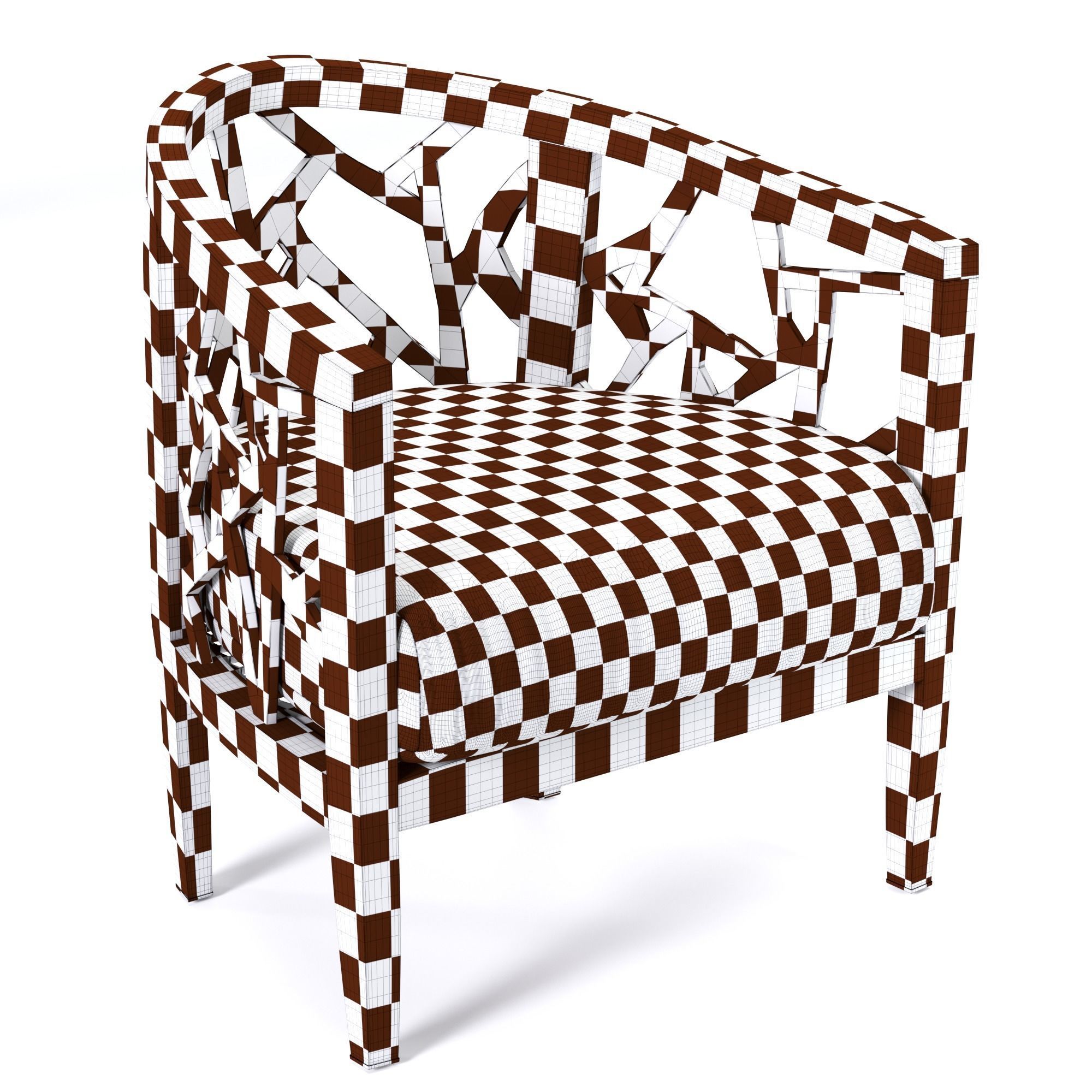 Ankara Chair 3D model_3