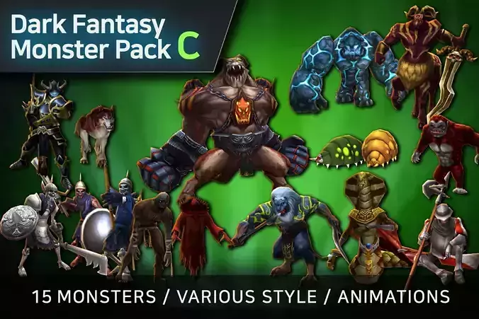 Dark Fantasy Monster Pack C