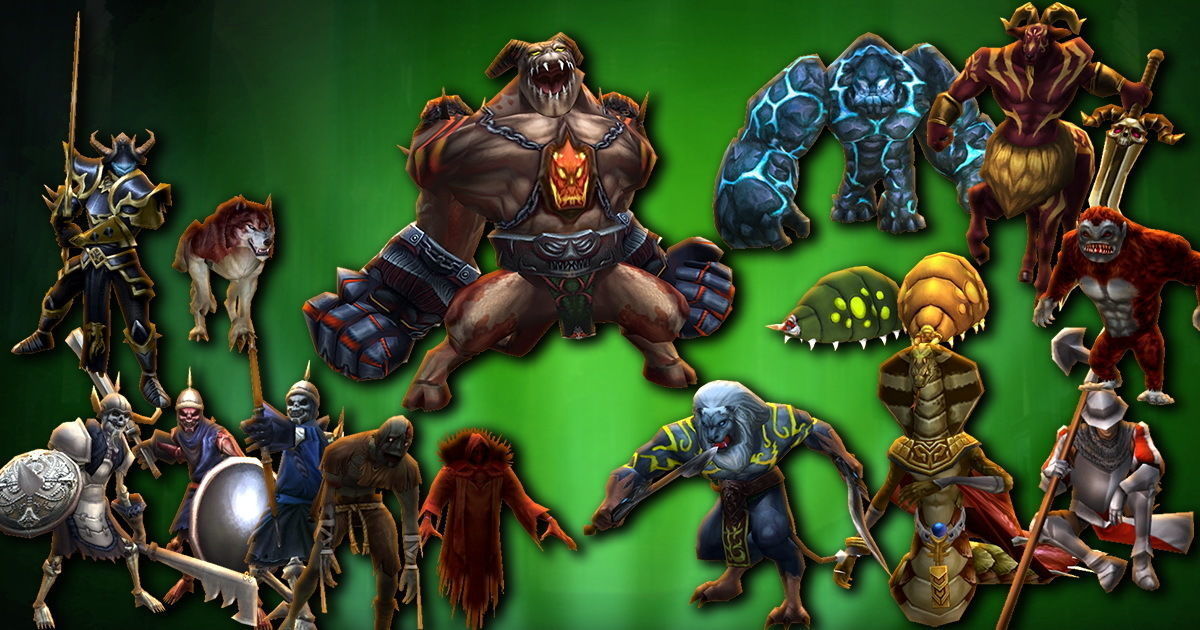 Dark Fantasy Monster Pack C Low-poly 3D model_2