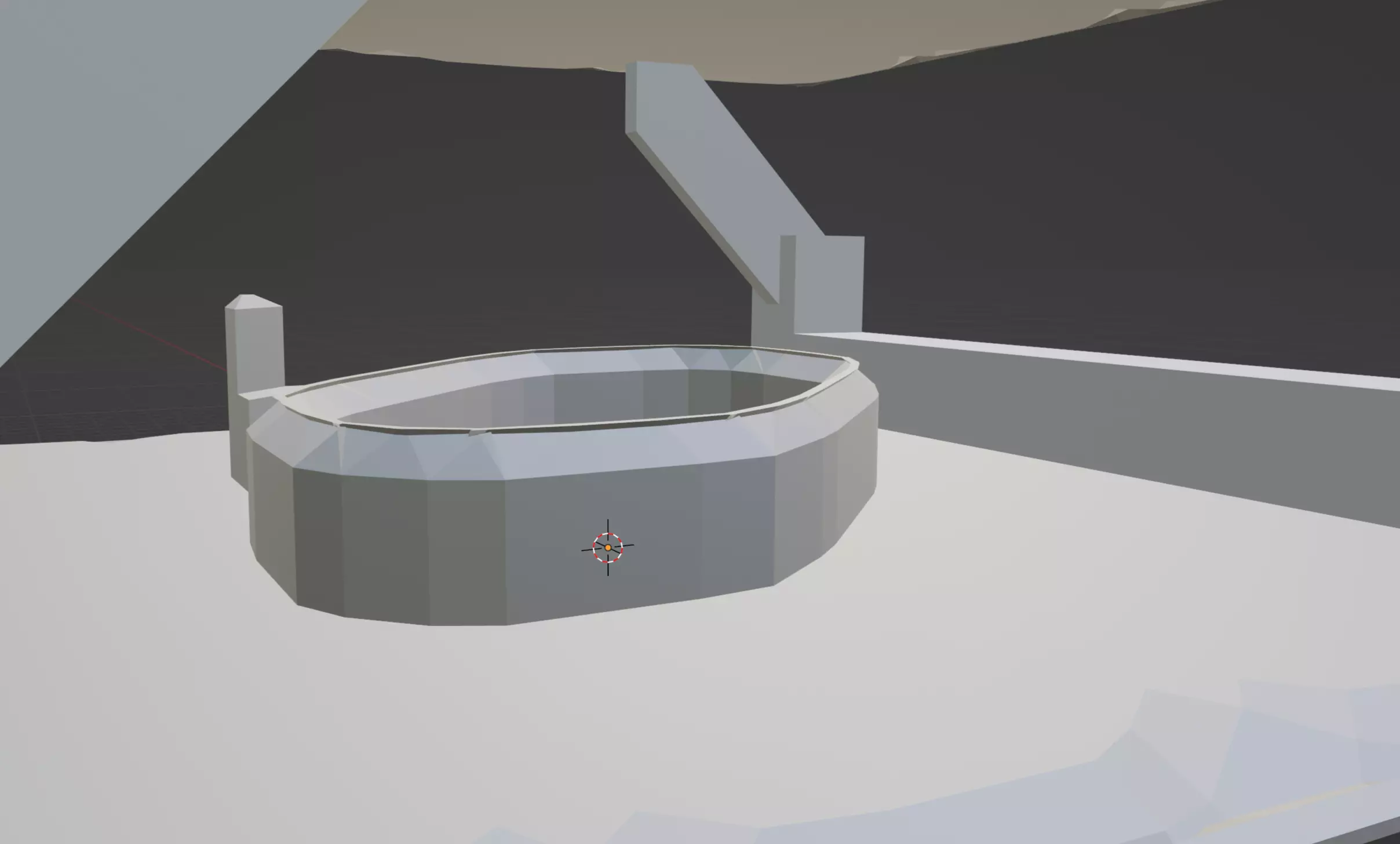 space office Free low-poly 3D model