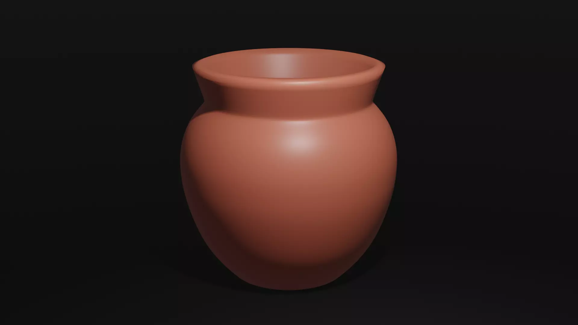 Clay pot Free low-poly 3D model