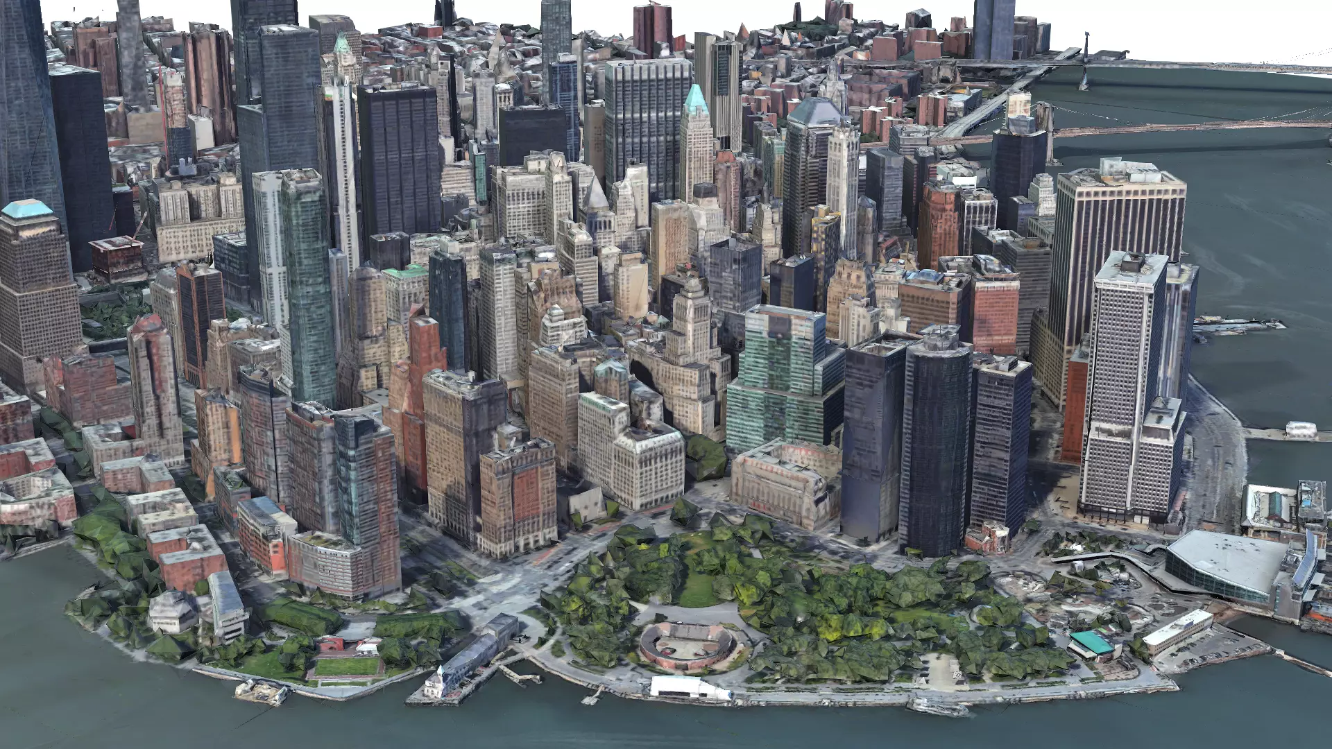 New York City Map Zone Building 3D model