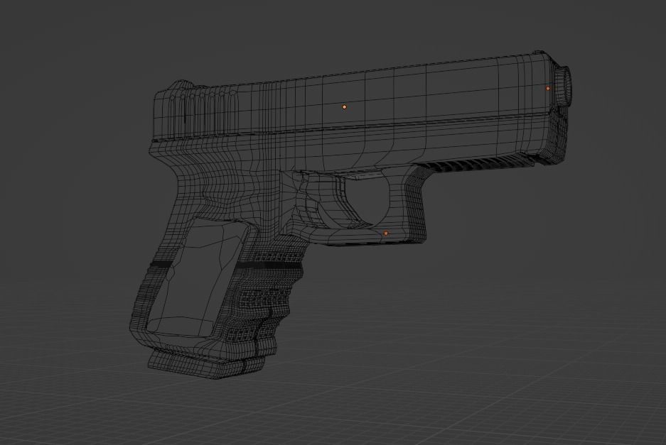 Glock 19 Model 3D model_2