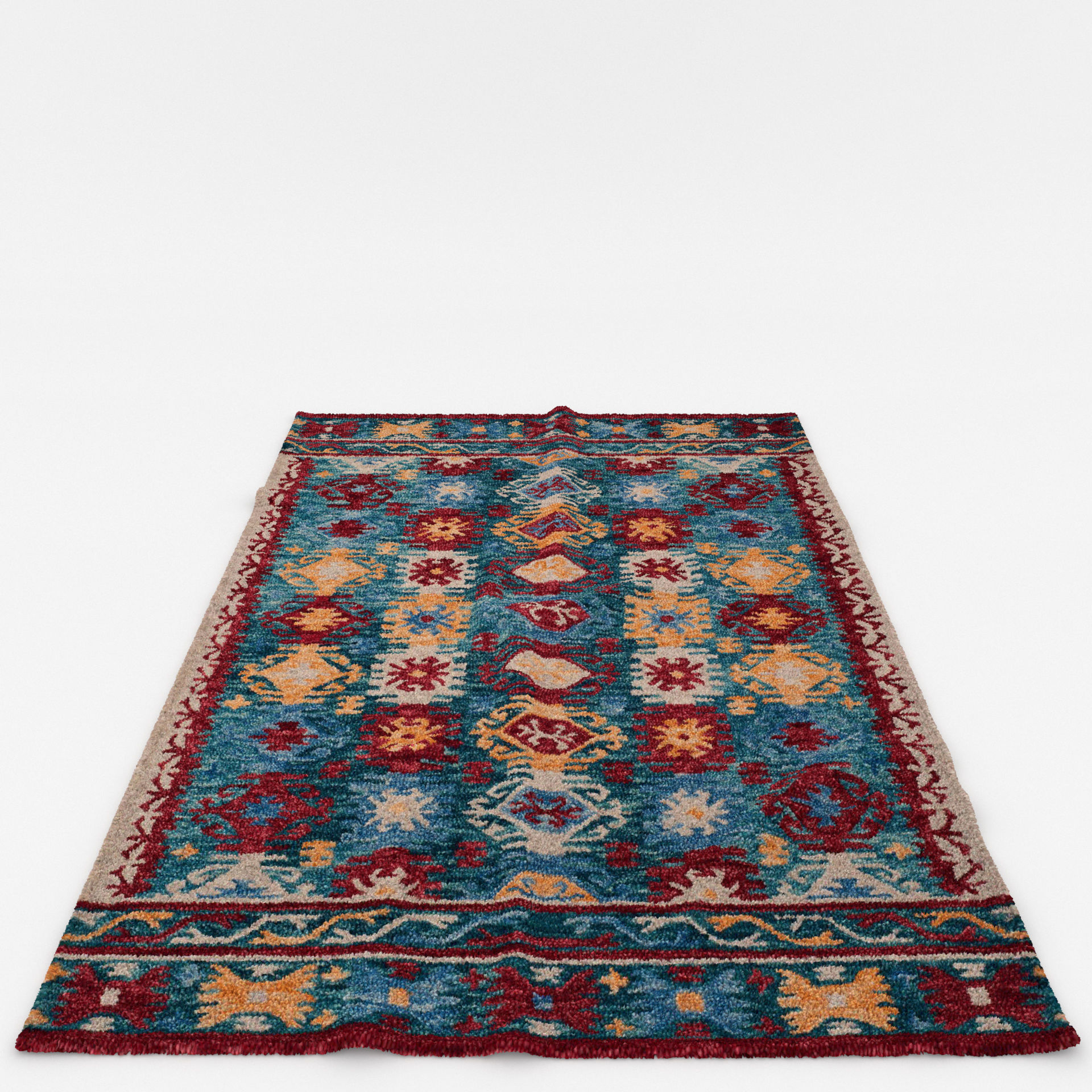 Rugs No 636 Low-poly 3D model_4