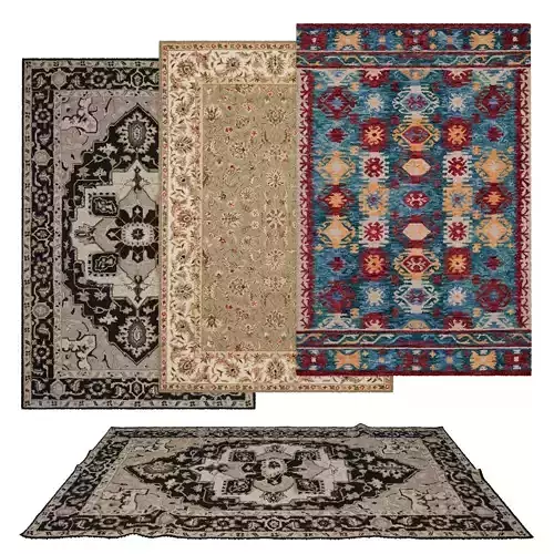 Rugs No 636 Low-poly 3D model