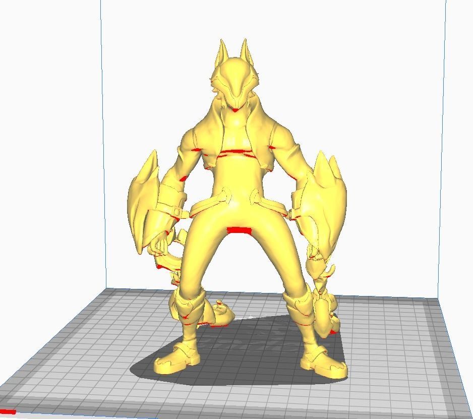 Battle Wolf Sylas 3D Model 3D print model_1