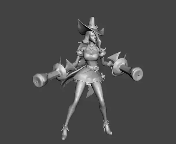 Bewitching Miss Fortune 3D Model