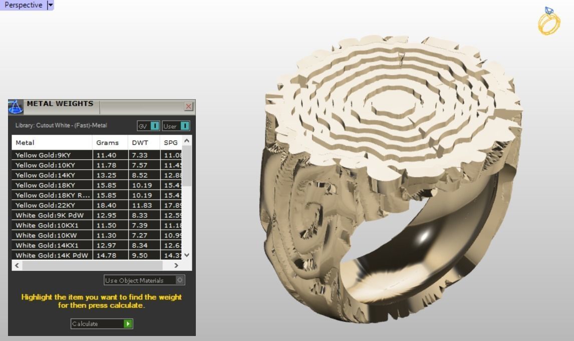 tree trunk ring 3D print model_21