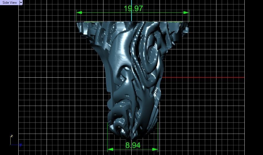 tree trunk ring 3D print model_14