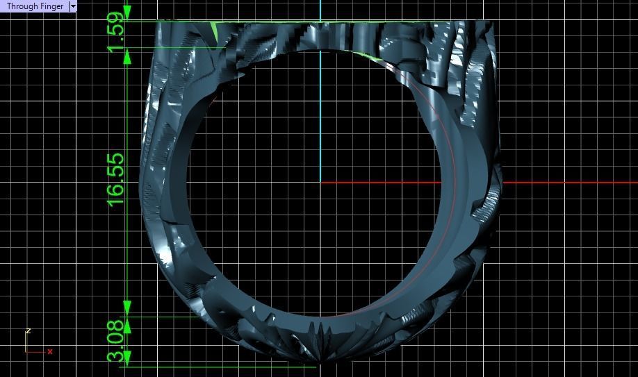 tree trunk ring 3D print model_15