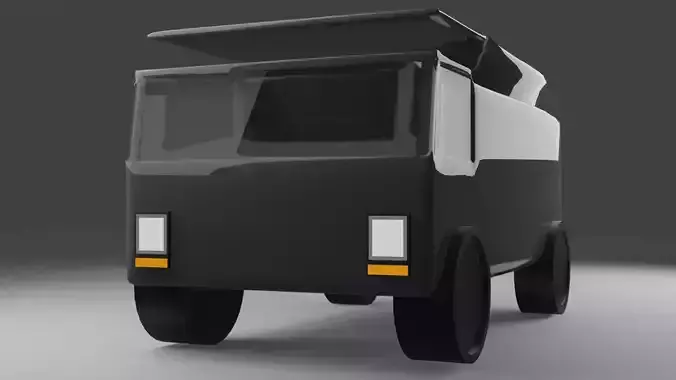 Basic Truck Model  - Games ready