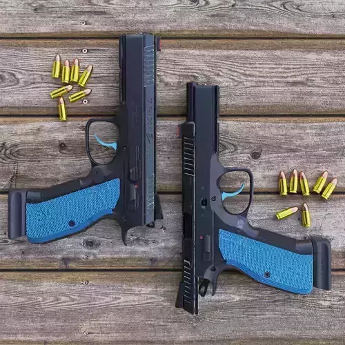 CZ Shadow 2 Pistol Game Ready Low-poly 3D model