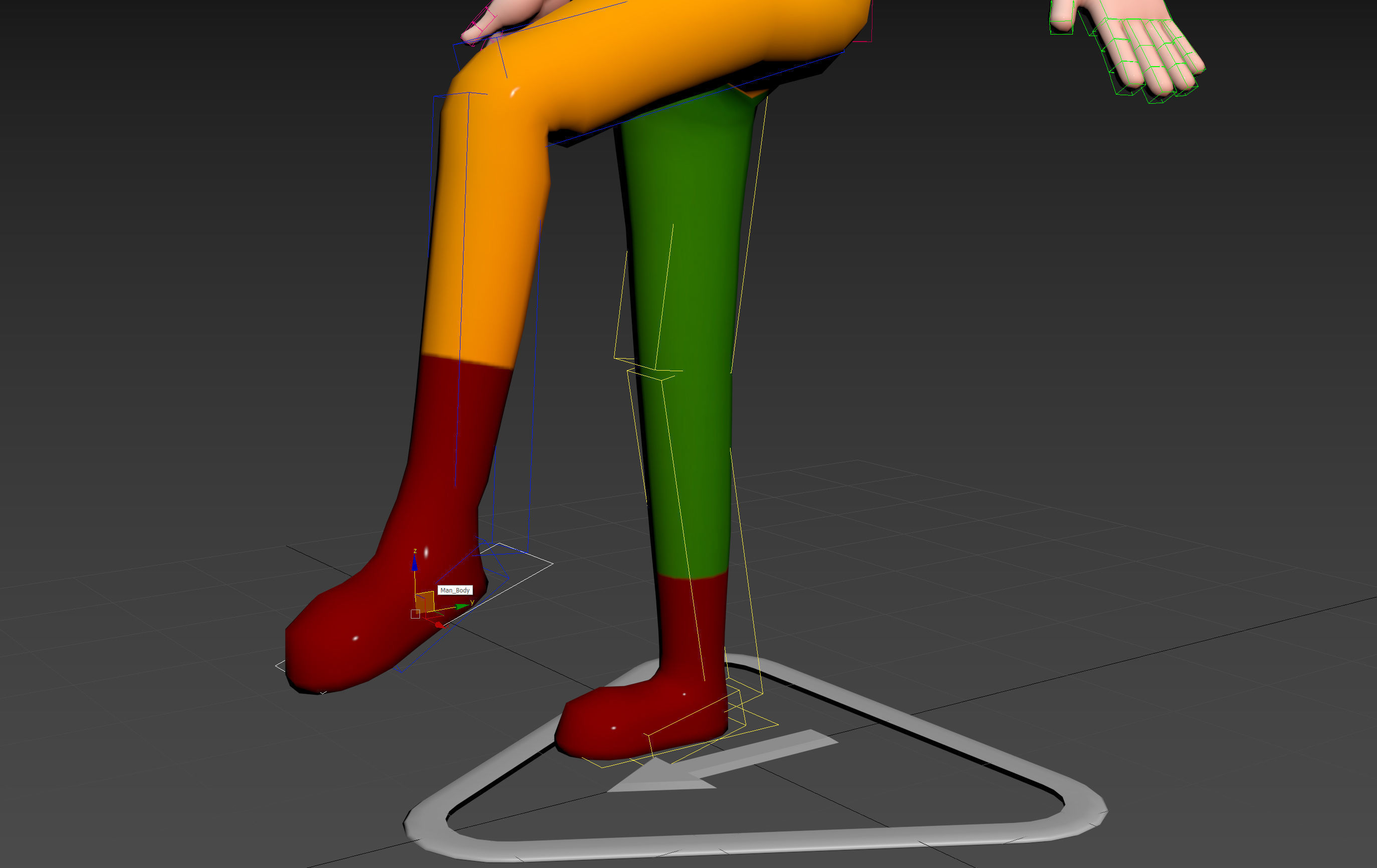 Character173 Rigged Clown 3D model_26