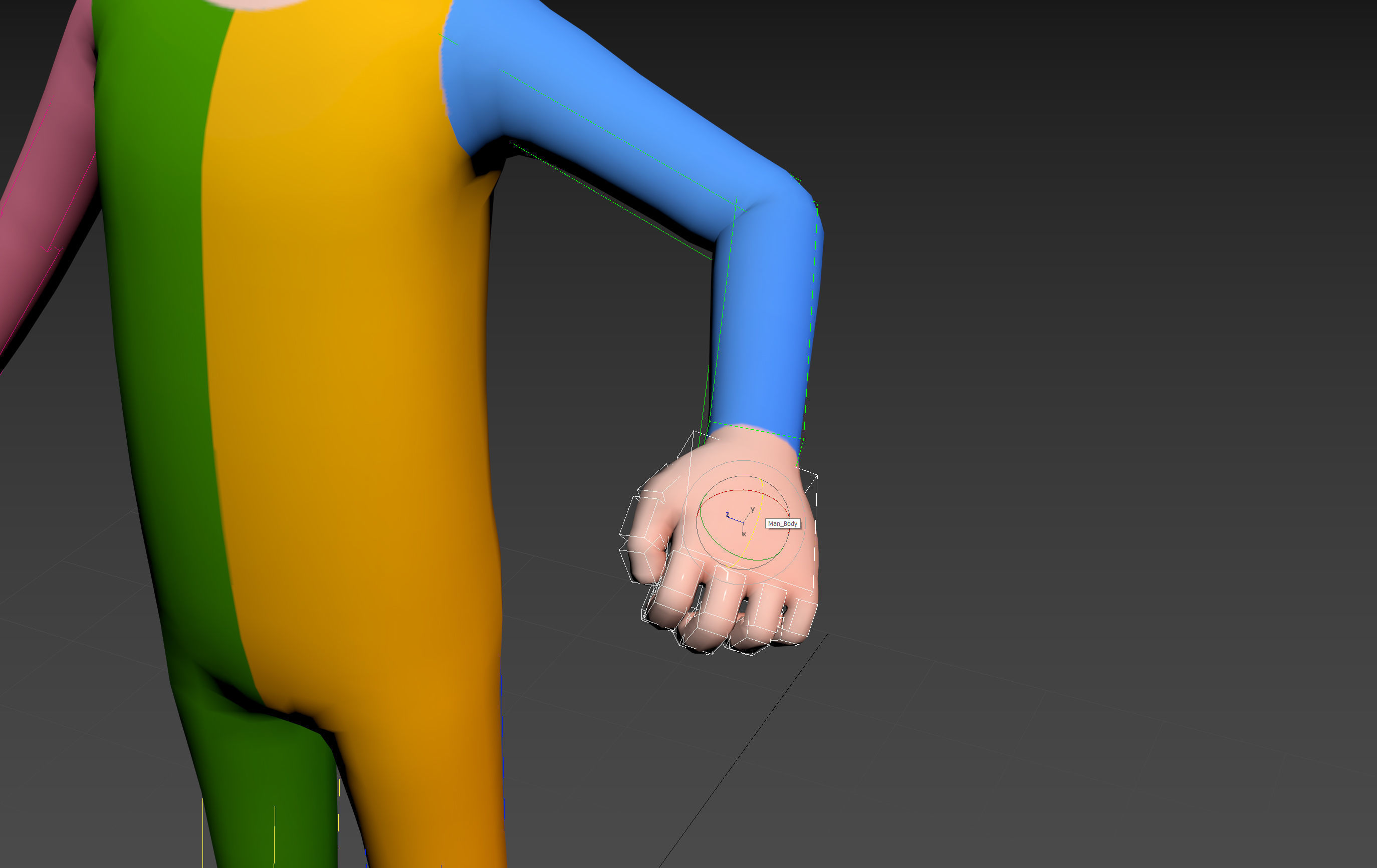 Character173 Rigged Clown 3D model_24