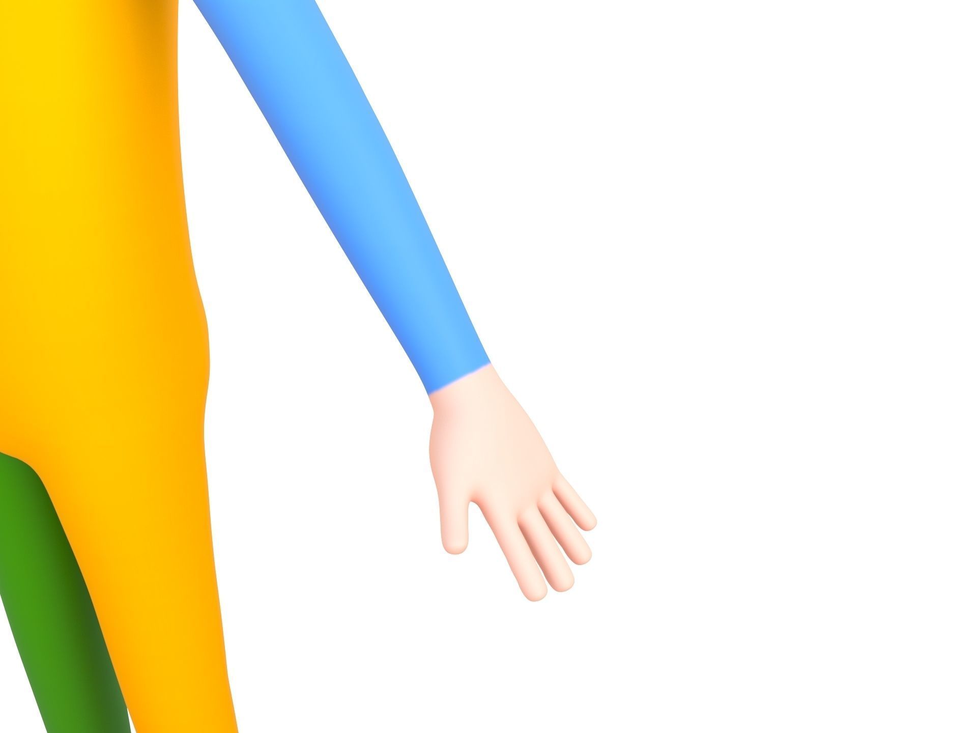 Character173 Rigged Clown 3D model_9