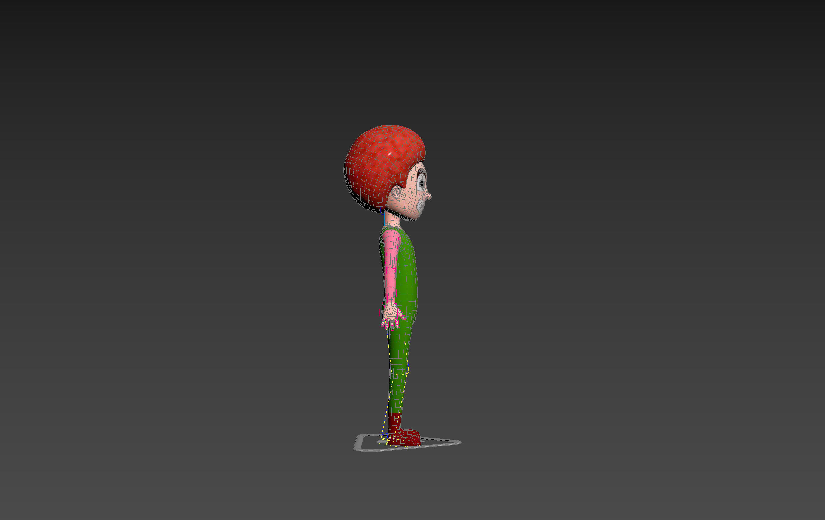 Character173 Rigged Clown 3D model_18
