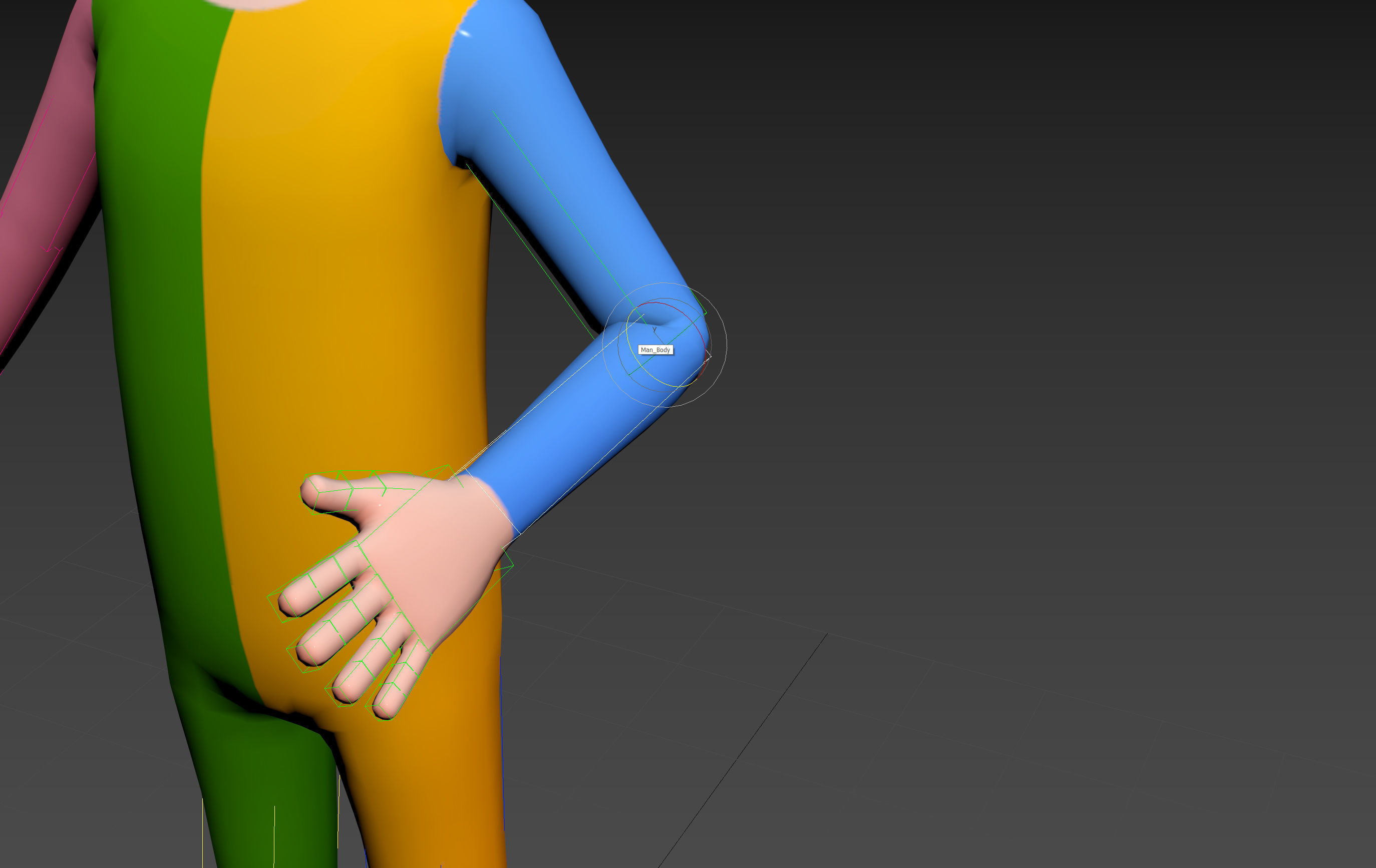 Character173 Rigged Clown 3D model_23