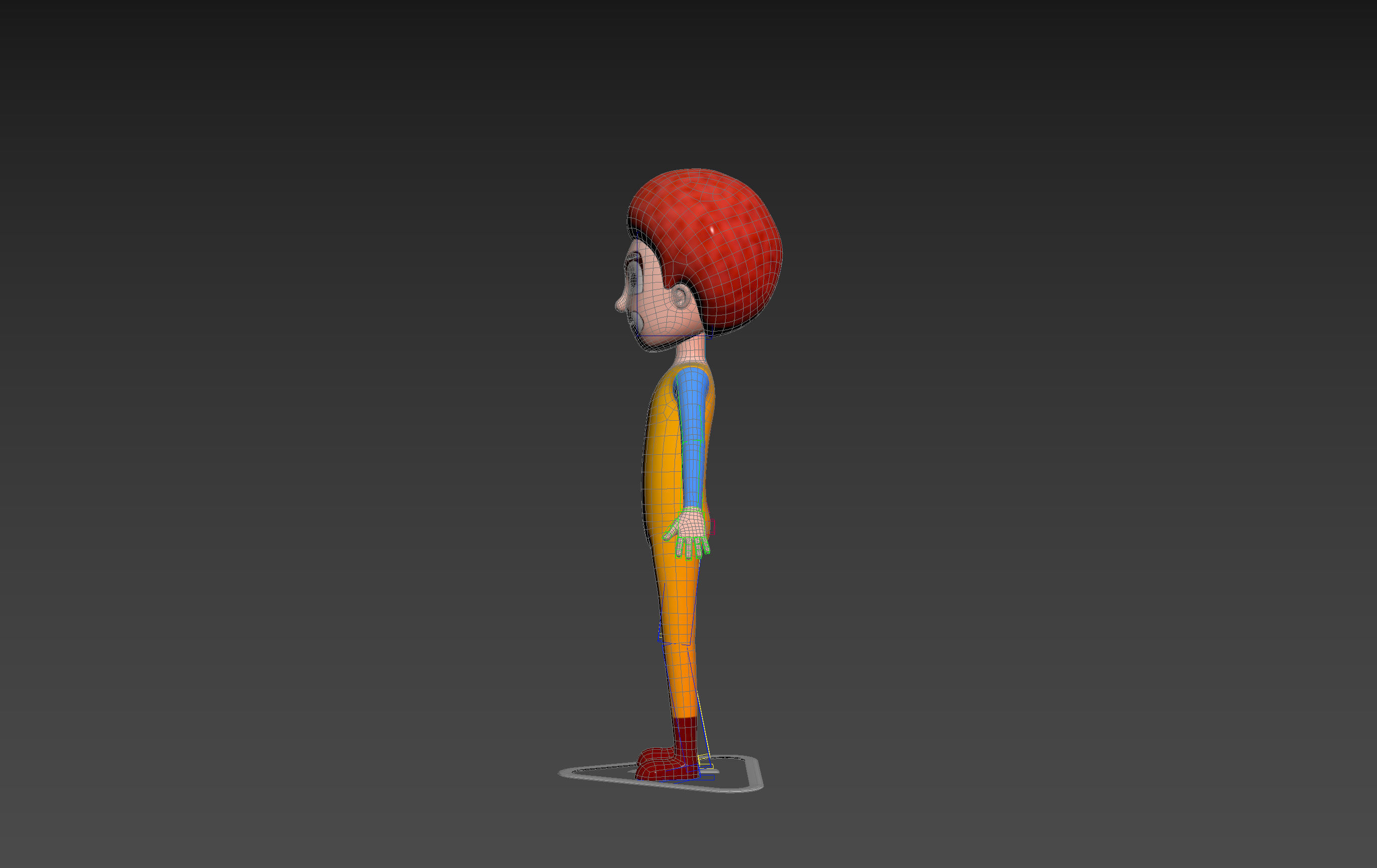 Character173 Rigged Clown 3D model_21