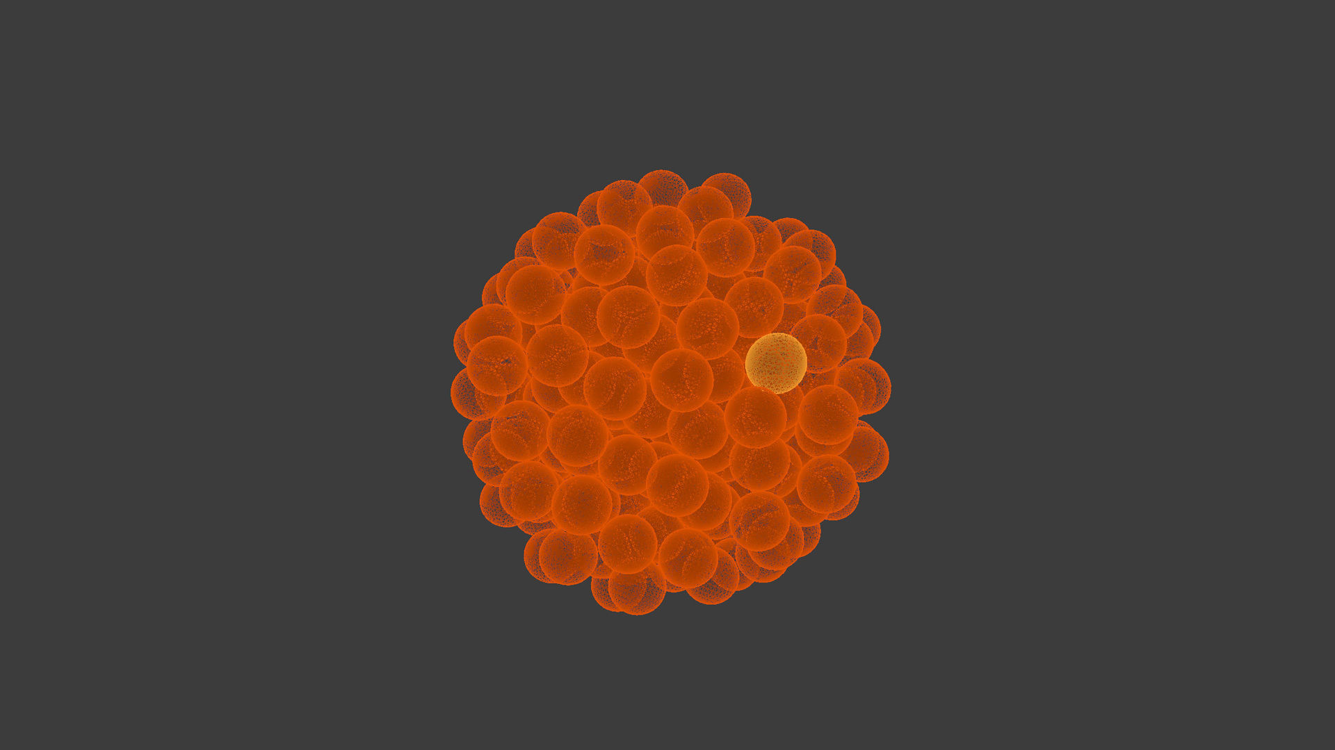 Thorium 232 Atom Free 3D model_3