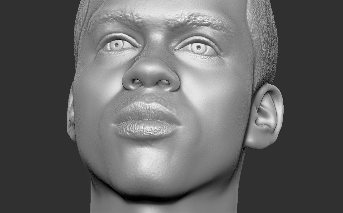 Chris Rock bust for 3D printing 3D print model_23