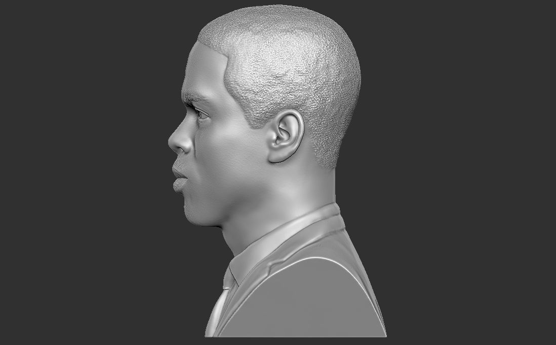Chris Rock bust for 3D printing 3D print model_4