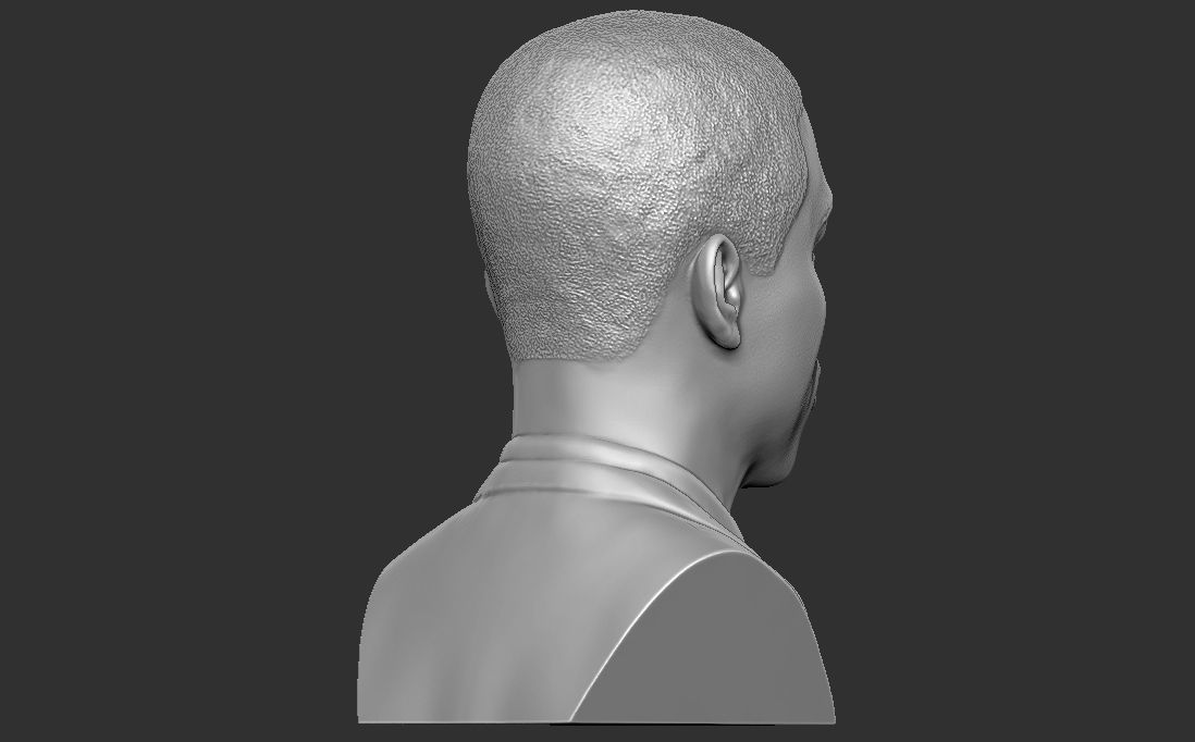 Chris Rock bust for 3D printing 3D print model_7