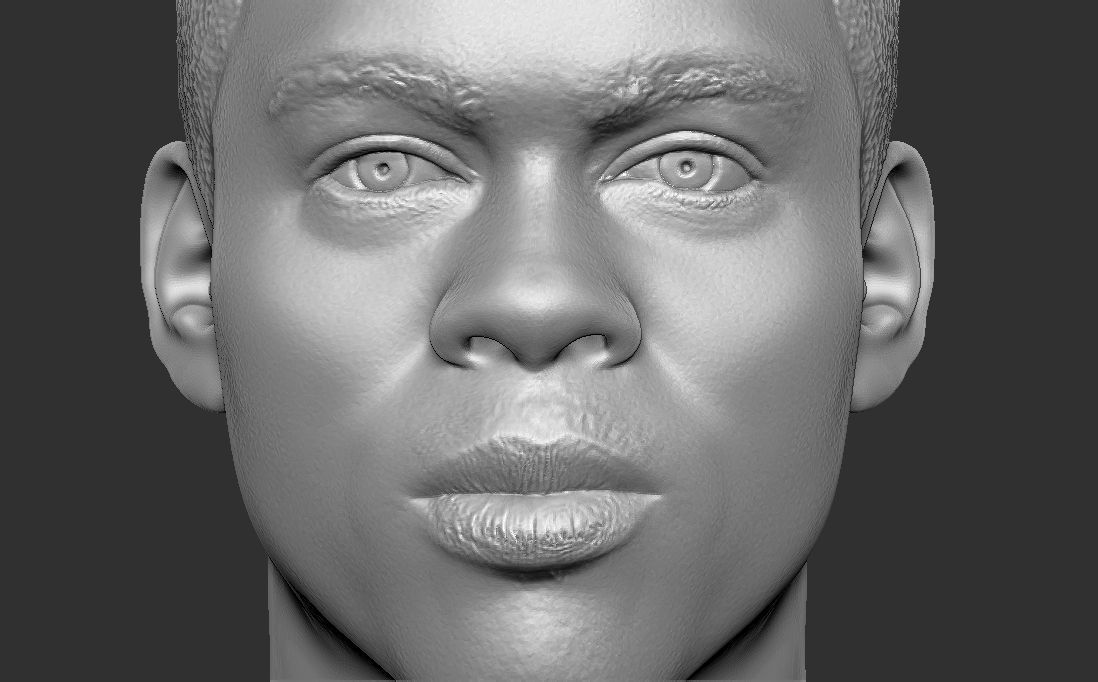Chris Rock bust for 3D printing 3D print model_17
