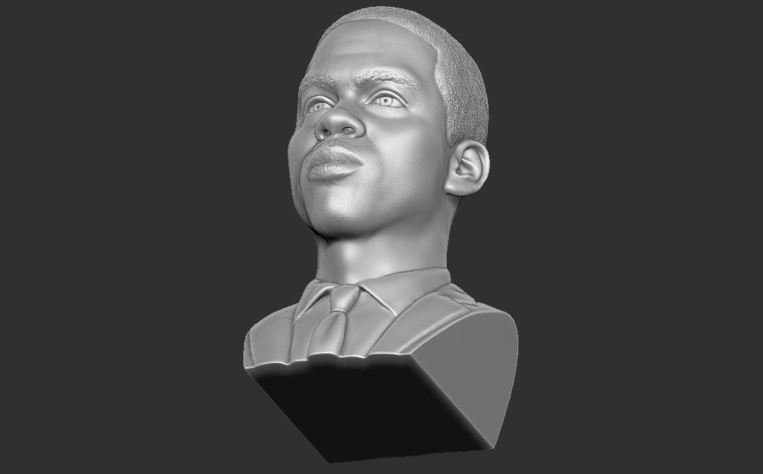 Chris Rock bust for 3D printing 3D print model_16