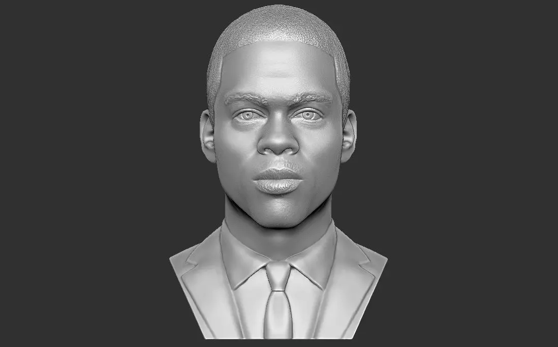 Chris Rock bust for 3D printing 3D print model_0