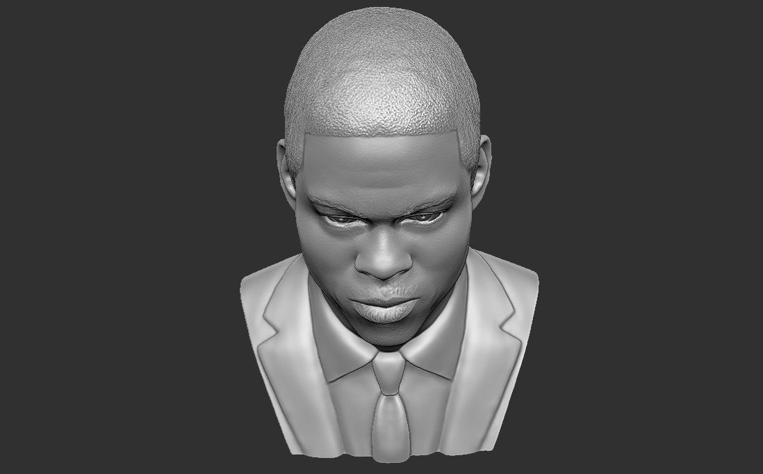 Chris Rock bust for 3D printing 3D print model_14