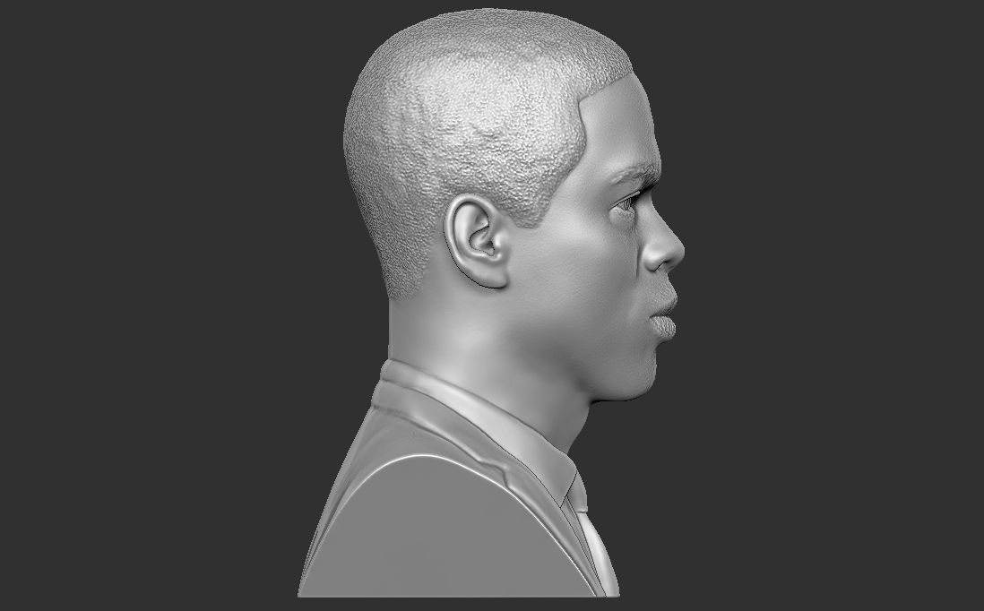 Chris Rock bust for 3D printing 3D print model_8