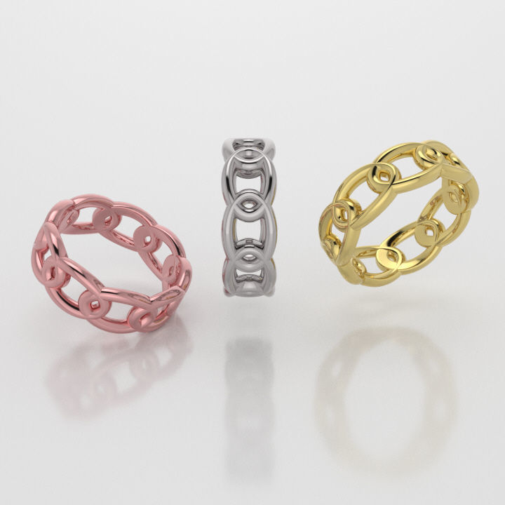 Chain Ring 3D print model_1