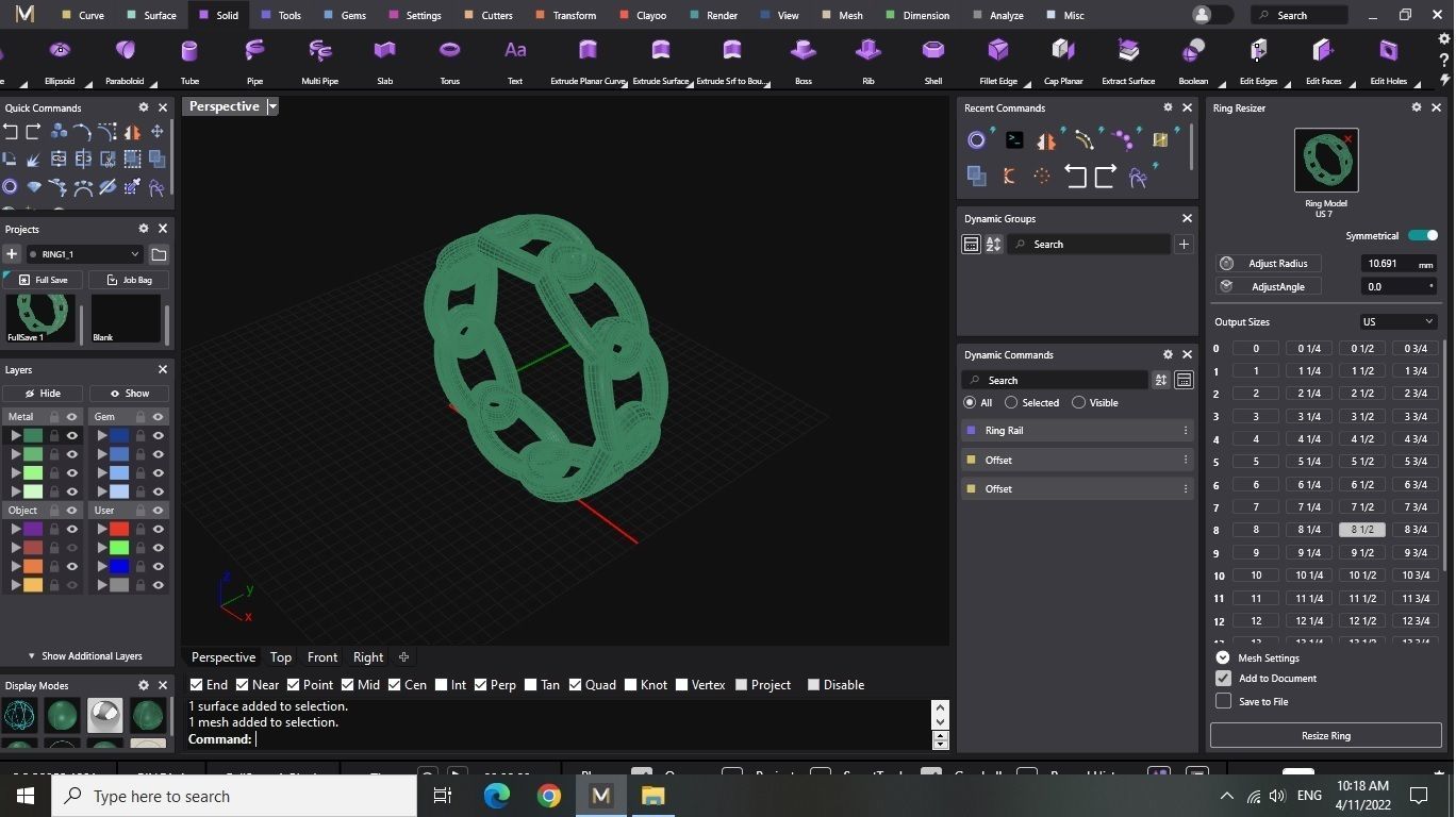 Chain Ring 3D print model_9