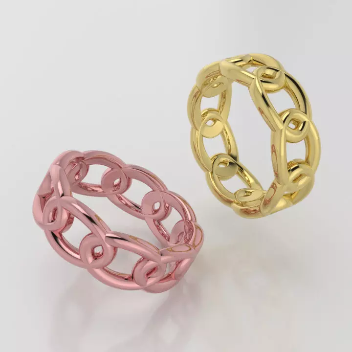 Chain Ring 3D print model_0