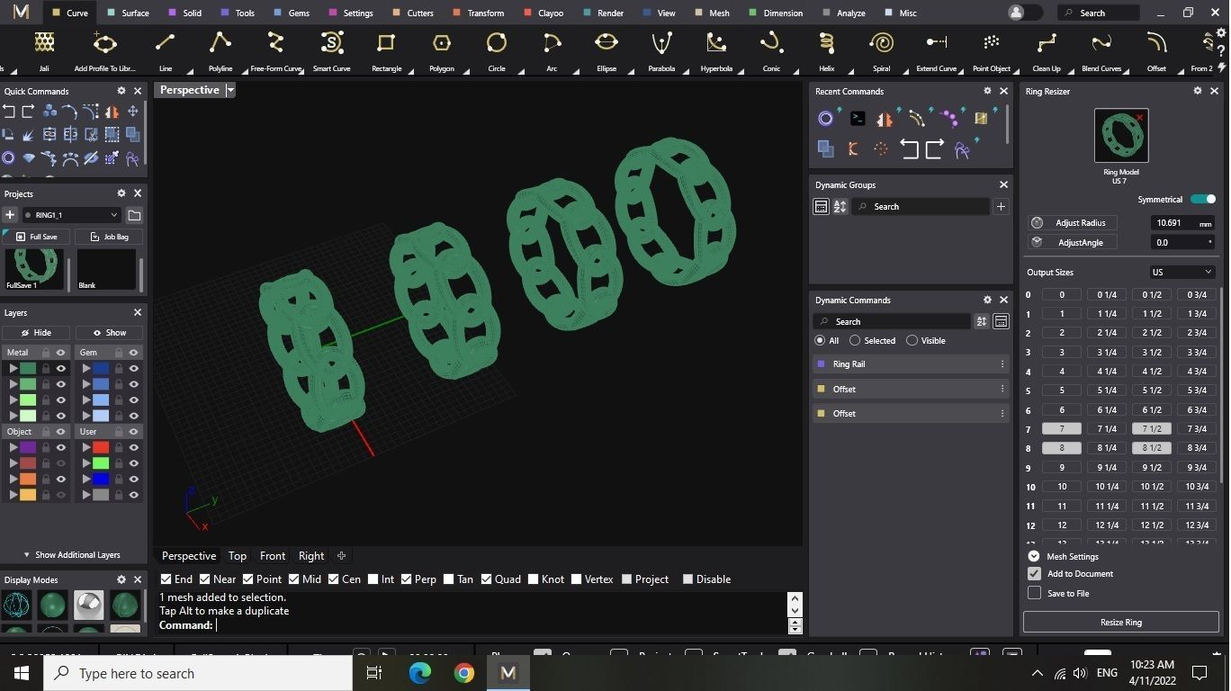 Chain Ring 3D print model_5