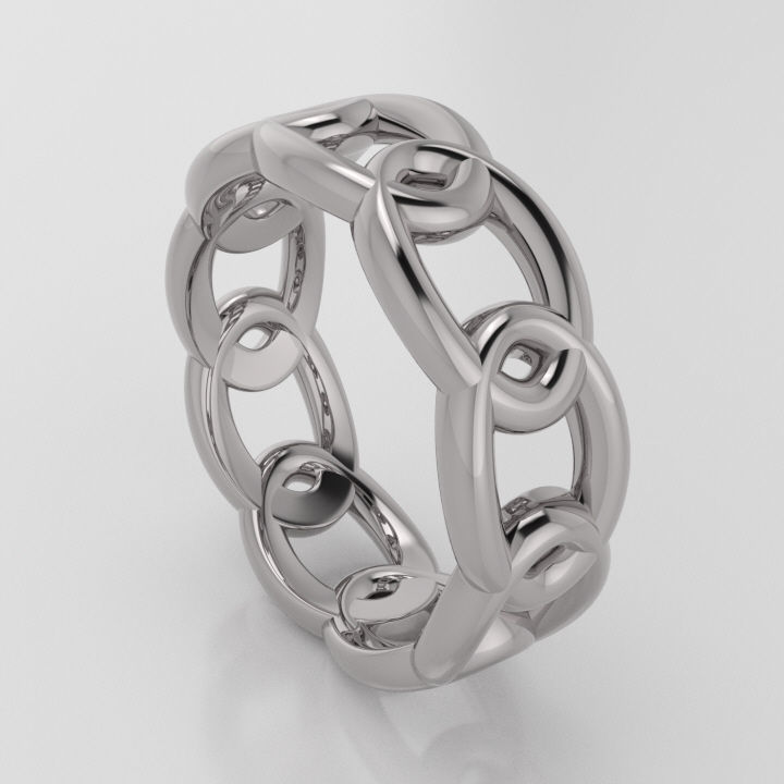 Chain Ring 3D print model_2