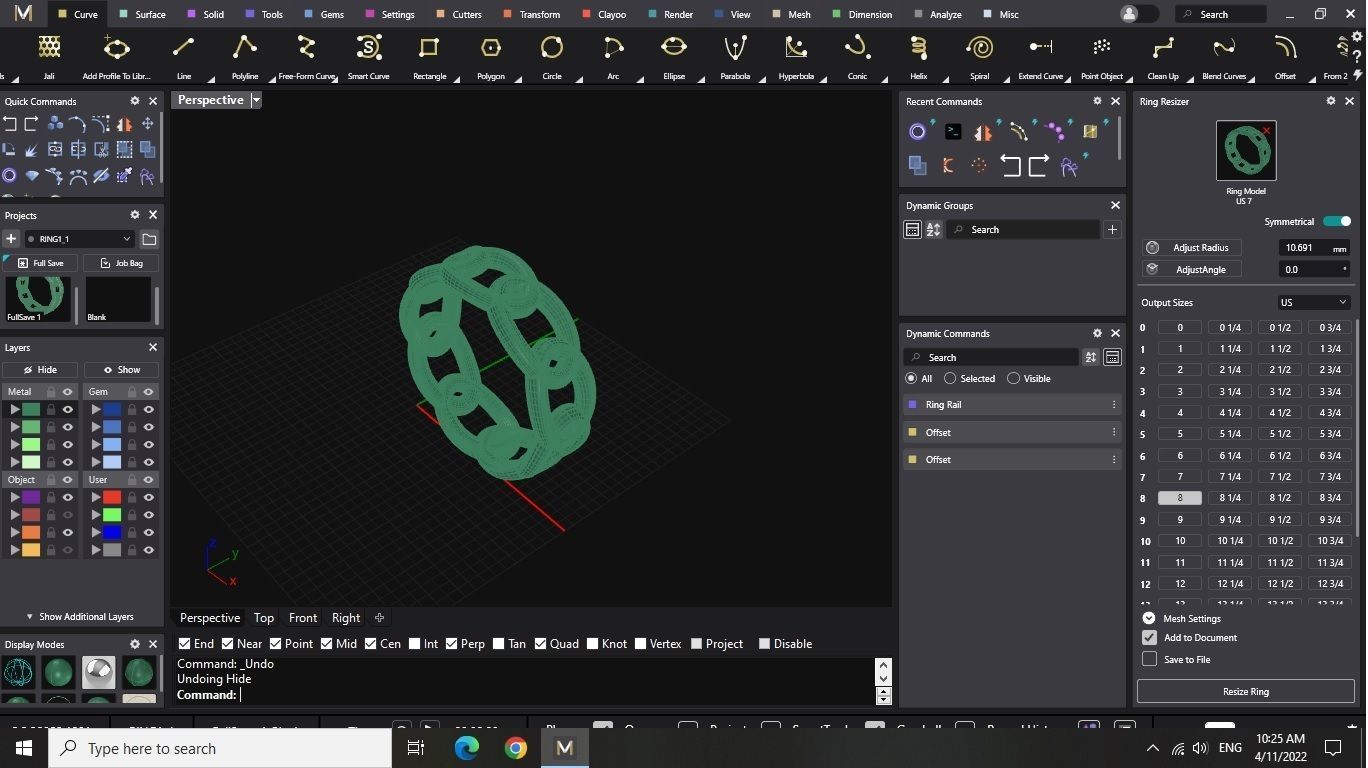 Chain Ring 3D print model_8