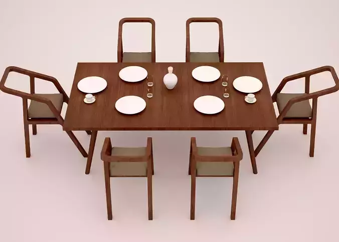 DINING TABLE 3D model