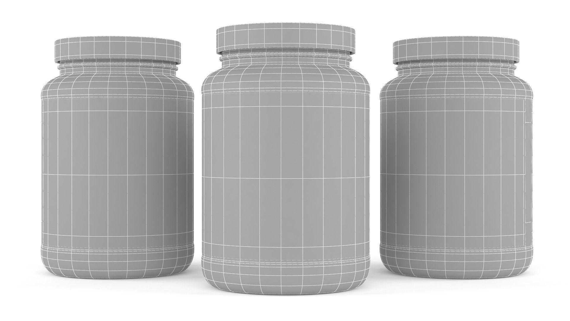 Protein Powder 3D model_5
