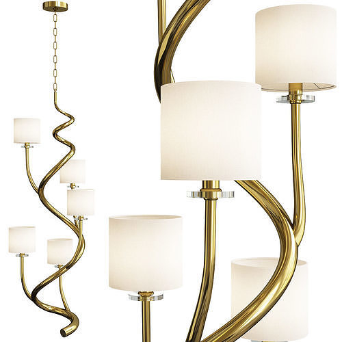ALOUETTE CHANDELIER Low-poly 3D model