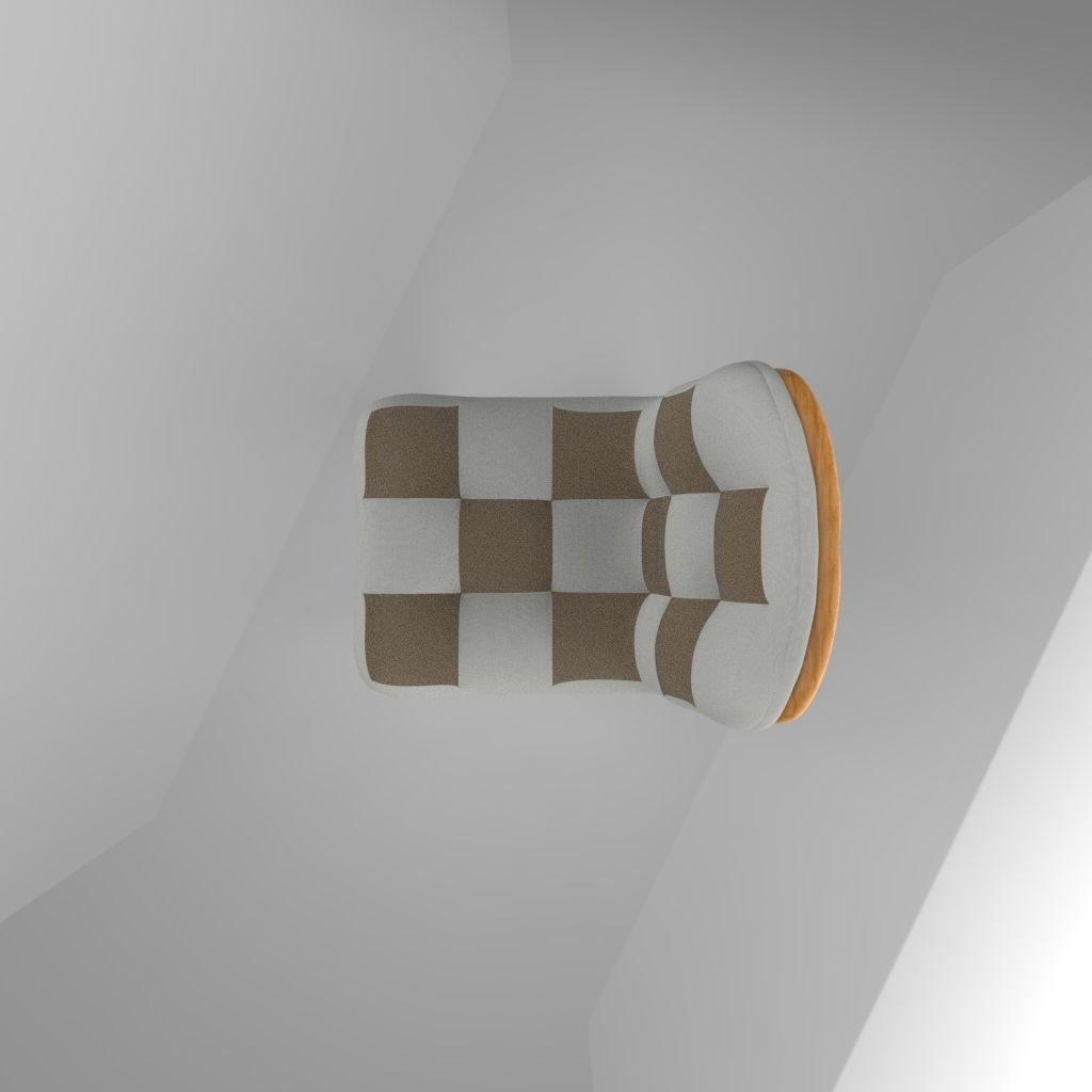 Wooden Chair Free 3D model_5