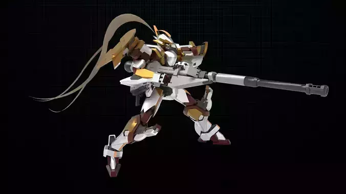 Gundam III 3d printed 3D print model