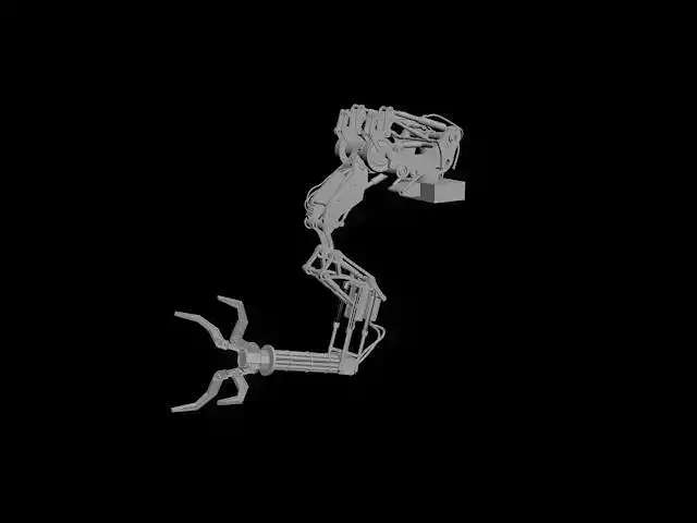 robot arm A 3D model
