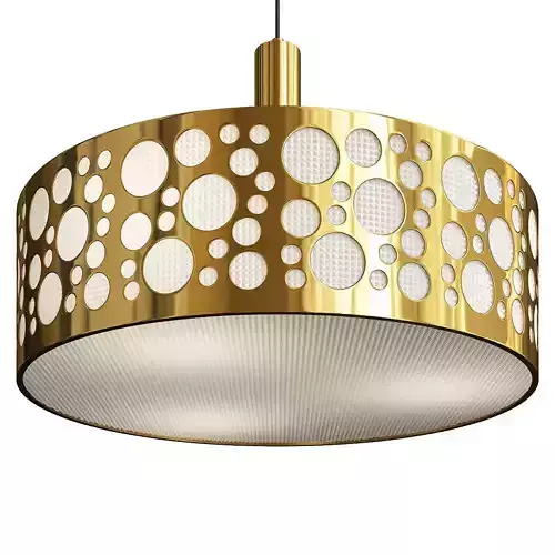  Italian Brass Pendant Light
